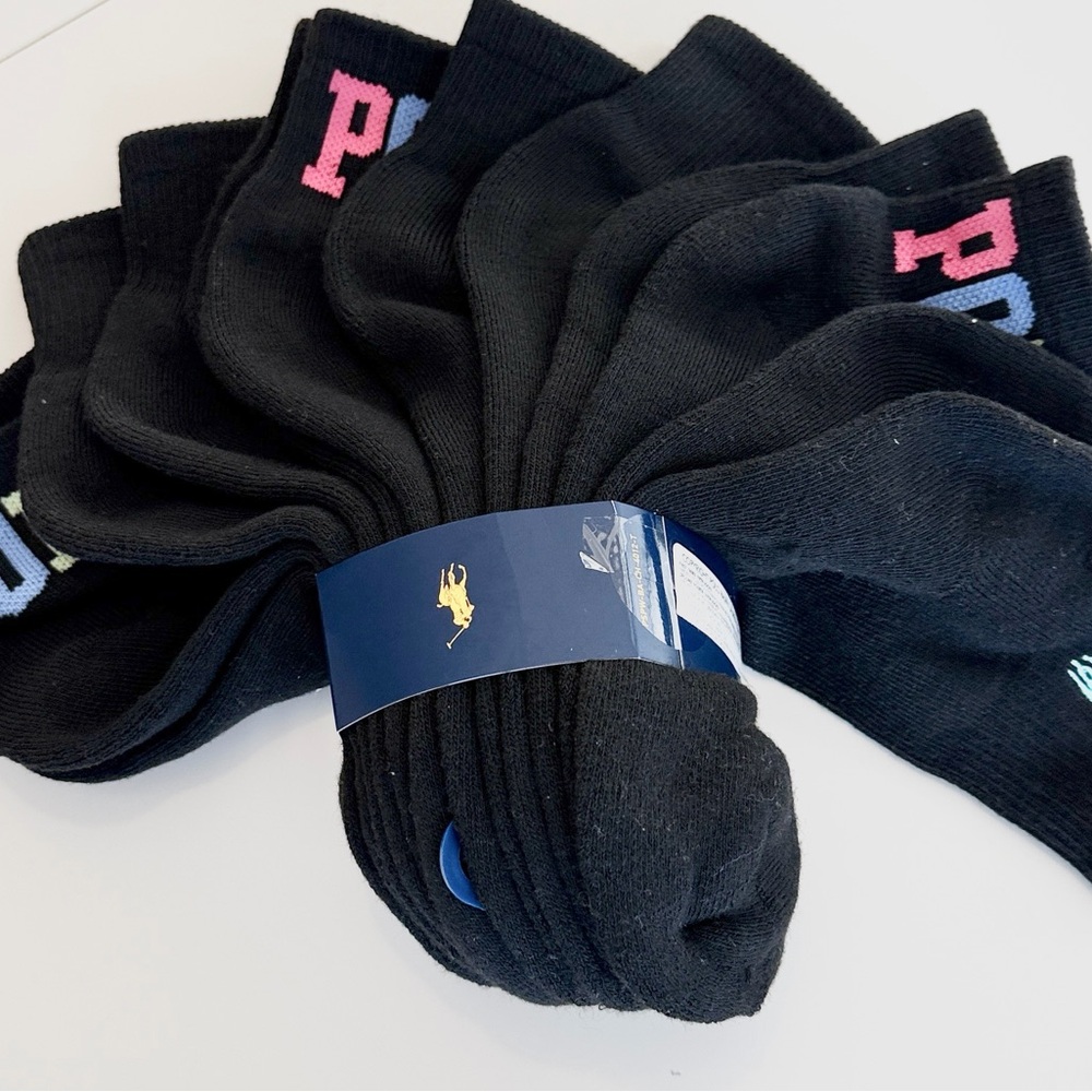 Polo Ralph Lauren Men`s Half Cushioned No Show Socks 6 Pack - Picture 3 of 6